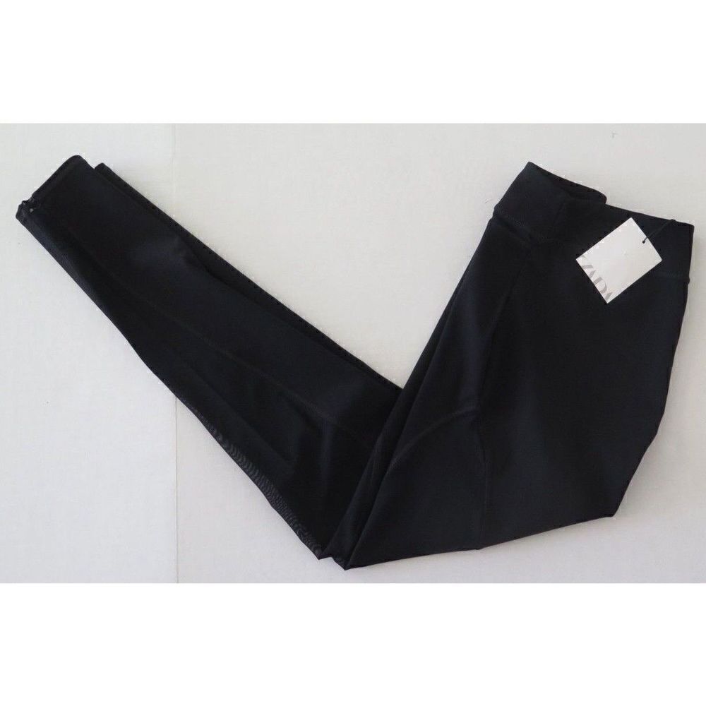 Zara Women's Size Medium Black Combination Leggings - Picture 7 of 12